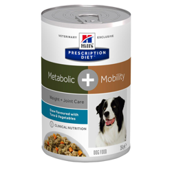 Hill's Metabolic + Mobility Prescription Diet estofado para perros - 24 x 354 g en oferta
