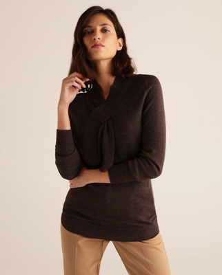 Escorpion - Jersey De Mujer Cuello Bufanda Y Manga Larga