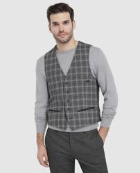 Roy Robson Slim Chaleco de Traje para Hombre Hombre Ropa