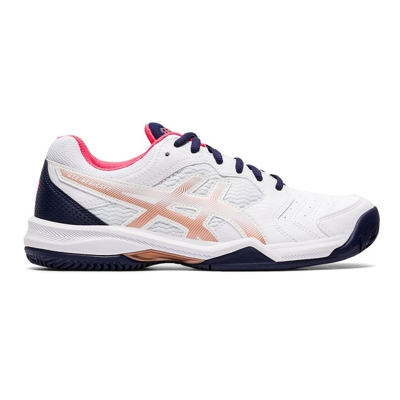 Asics Gel-Dedicate 6 Clay Zapatilla Tierra Batida Mujeres - Blanco, Azul Oscuro