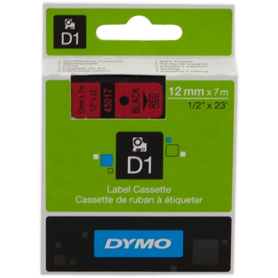 Dymo S0720570 (45017) negro sobre rojo