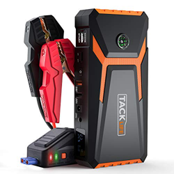 TACKLIFE T8 Arrancador de Coches - 800A/18000mAh Ultra-Seguro Arrancador de Baterias de Coche (para 6.5L Gas, 5.5L Diesel) con Clamps Inteligentes, Pa en oferta