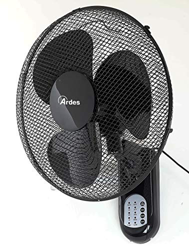 Ardes AR5W40R PARETO Cool RC Ventilador oscilante de Pared Pala 40 cm, con Mando a Distancia, 3 Niveles de Velocidad, Temporizador, Modo Noche precio
