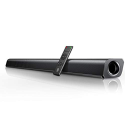 Barra de Sonido 2.0 Canales, Potencia 110 dB, BOMAKER Tecnología DSP Subwoofer Incorporado, HDMI, Bluetooth 5.0, para TV, Óptico, 3,5 mm Audio AUX, US precio