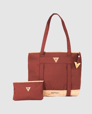 One Oak - Bolso De Hombro Convertible En Burdeos Con Cremallera