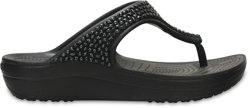 Crocs Sloane Embellished Flip Women black/black en oferta