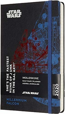Moleskine 12 Months Daily Calender Hard Cover Large 2020 Star Wars