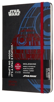 Moleskine 18 Months Weekly Note Calender Hard Cover Large 2019/2020 Star Wars