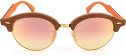 Ray-Ban Clubround Wood RB4246M 12187O (brown/copper gradient flash) características