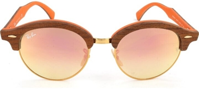Ray-Ban Clubround Wood RB4246M 12187O (brown/copper gradient flash)