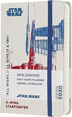 Moleskine 12 Months Daily Calendar 2020 Pocket Hard Cover Star Wars