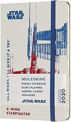 Moleskine 12 Months Note Calendar 2020 Pocket Hard Cover Star Wars Xwing