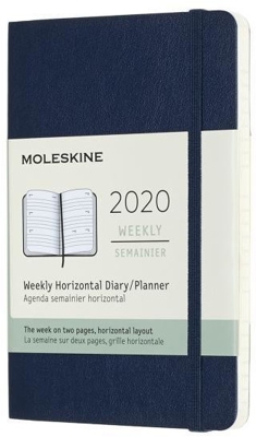 Moleskine 12 Months Weekly Note Calendar 2020 Soft Cover Pocket Horizontal