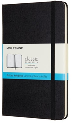 Moleskine Classic Notebook Hardcover Medium Dotted 208 pages black en oferta