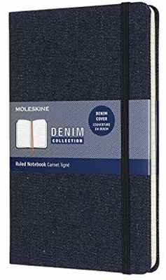 Moleskine Denim Notebook Large Lined prussian blue