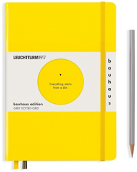 Leuchtturm1917 Medium Hardcover Dotted 249 pages 100 years Bauhaus características