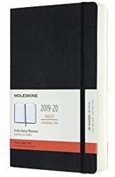 Moleskine 18 Months Daily Calender Soft Cover Large 2019/2020 Black precio