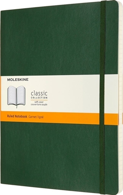 Moleskine Softcover Lined 192 pages myrte green