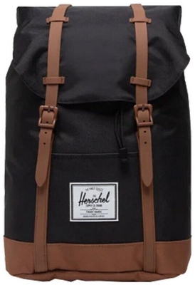 Herschel Retreat Backpack black/saddle brown