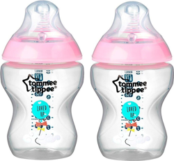 Tommee Tippee Closer to Nature Decorated Bottles Pink 260 ml (x2) características