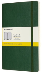 Moleskine Classic Notebook Softcover Squared 192 pages myrte green precio