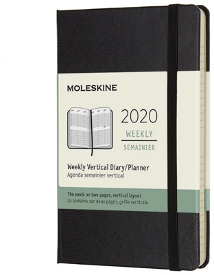 Moleskine 12 Months Weekly Note Calendar 2020 Hard Cover Pocket Vertical