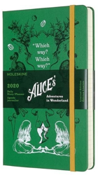 Moleskine 12 Months Daily Calender Hard Cover Large 2020 Alice in Wonderland características