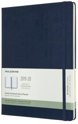 Moleskine 18 Months Weekly Note Calendar Hard Cover X-Large 2019/2020 Black características