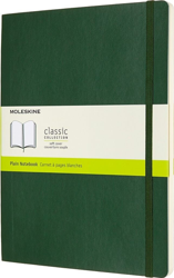 Moleskine Classic Notebook Softcover Blank 240 pages myrte green características