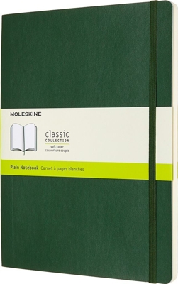 Moleskine Classic Notebook Softcover Blank 240 pages myrte green