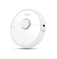 Roborock S6 Robot Aspirador Sweep-Mop 5200Am 2000Pa, Anti caída, App, Cepillo Principal Lavable extraíble, Soporte Pared Virtual (Blanco) en oferta