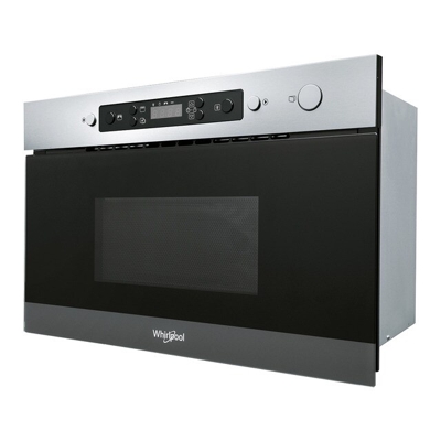 Whirlpool - Microondas Integrable AMW 4920/IX Con Capacidad De 22 Litros Y Grill Acero Inox