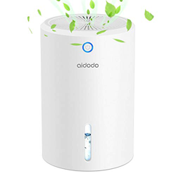 Aidodo Deshumidificador electrico Portátil 900ml Mini silencioso Deshumidificadores de Aire Compacto Inteligente Hogar Salón Habitación Oficina Blanco en oferta