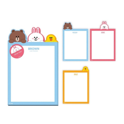 Grupo Erik Editores, S.L. - Taco De Notas Para Escritorio Grupo Erik Editores Line Friends