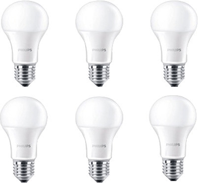 Philips Bombilla LED 9 W (60 W) E27 blanco cálido no regulable
