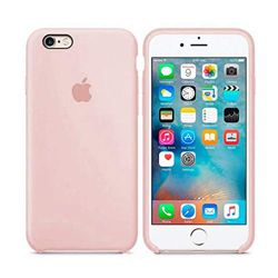 Funda Apple para iPhone 6 iPhone 6s Carcasa Protectora con Logo Original Silicona Suave Gel Protector Ultrafino Textura Antideslizante protección cont en oferta