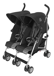 Maclaren Twin Triumph Silla de paseo doble - ligera, de los 6 meses hasta los 50kg, encaja a través de la mayoría de las puertas, Capota extensible co en oferta