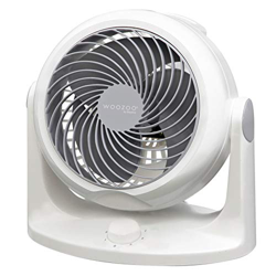 Iris Ohyama, ventilador silencioso - Woozoo - HD18N, plástico blanco, 34 W, 23 m², 29 x 19 x 31 cm precio