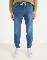 Bershka Jeans jogger Hombre XL Azul lavado, precio y características -  Shoptize
