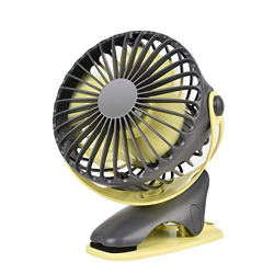 QINUKER Ventilador USB de Escritorio con Clip Mini Cochecito portátil Ventilador Personal silencioso 4000 mAh Recargable Pilas 4 Modos para bebé hogar precio