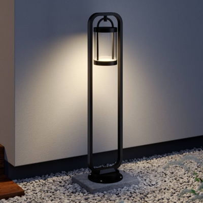 Lucande Caius bolardo luminoso LED