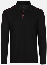 Trigema Poloshirt Longsleeve Organic Cotton (24671) C2C black en oferta