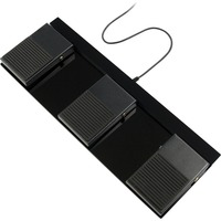 USB-3FS-2 mando y volante Pedales PC USB 2.0 Negro, Interruptor de pie en oferta
