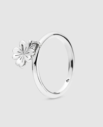 PANDORA - Anillo Plata De Ley Trébol Colgante De Plata precio