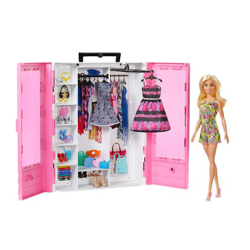 Barbie - Muñeca Fashionista con Armario y Accesorios en oferta