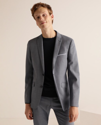 Ver Easy Wear - Chaqueta De Traje De Hombre Regular Azul y sus características Easy Wear - Chaqueta De Traje De Hombre Regular Azul en oferta