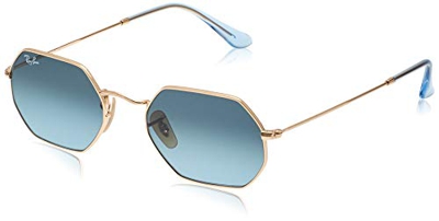 Ray-Ban - Gafas De Sol Unisex Ray Ban 0RB3556N Octogonales De Metal En Dorado