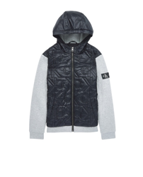 Calvin Klein - Chaqueta De Niño En Negro Con Capucha en oferta