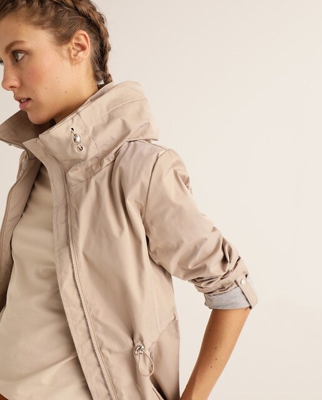 Easy Wear - Parka Básica De Mujer Forro Jersey