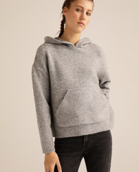 Easy Wear - Jersey De Mujer En Punto Con Capucha precio
